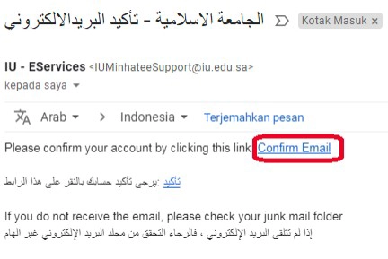 4. Masuk ke Email