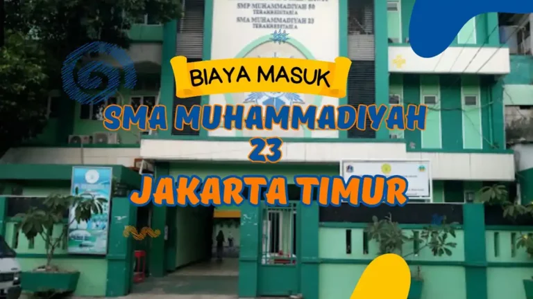 Biaya Masuk SMA Muhammadiyah 23 Jakarta Timur
