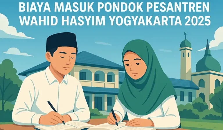 Biaya Masuk Pondok Pesantren Wahid Hasyim Yogyakarta