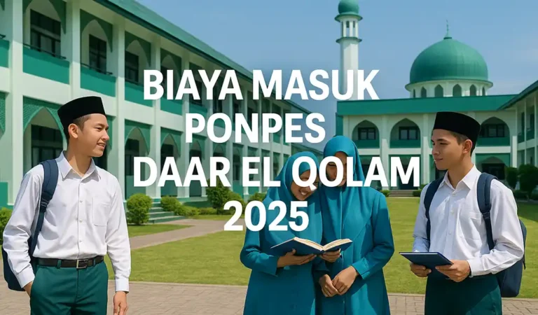 Biaya Masuk Ponpes Daar El Qolam