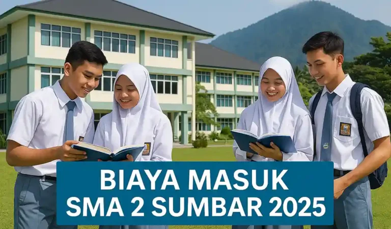 Biaya Masuk SMA 2 Sumbar